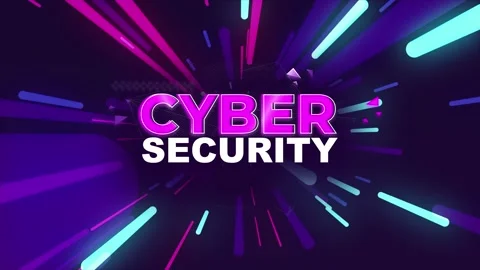 Cyber Security Background Loop Stock Footage 346203180