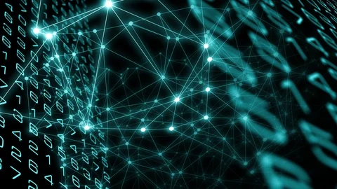 Cyber security, big data machine learning algorithms Stock Footage 108658223