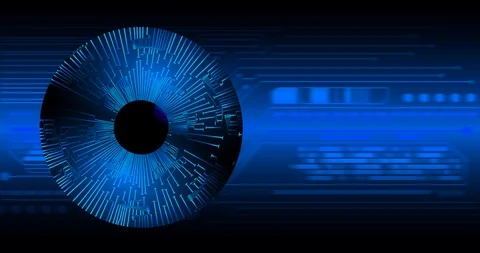 Cyber Security Blue Stock Footage 107871501