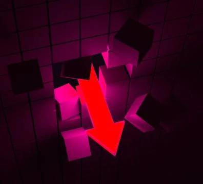 Cyber Security Breach System Hack 3d Rendering Stock Illustration