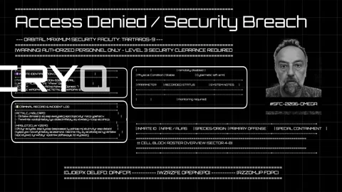 Cyber Security Breach Terminal and Access Denied System Mainframe Error Stock Footage 340335450