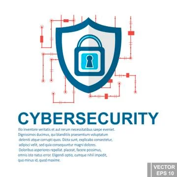 Cyber security. Breaking. Hacker. Modern technologies. Computer virus. The In Stockillustratie