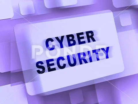 Cyber Security Business System Safeguard 3d Rendering Stock Illustration