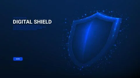 Cyber security concept banner Stock Illustration
