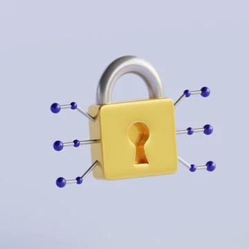 Cyber security concept. The concept of mobile phone and personal data prote.. Stock Illustration