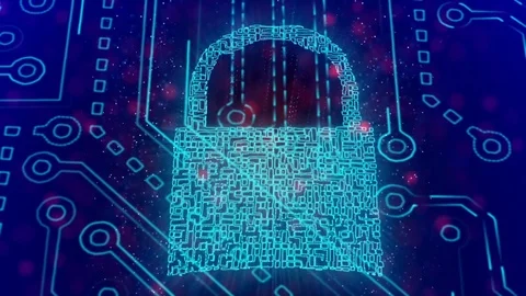 Cyber security  concept Stock Footage 92381983