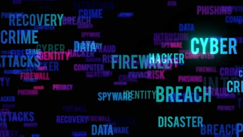 Cyber security concept Stock Footage 205590657