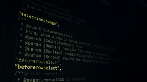 Cyber security concept. Hackers code on computer screen, 4K Vídeos de archivo 75568501