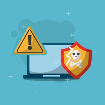 Cyber security concept Stock Illustration