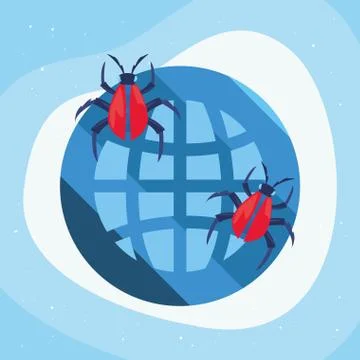 Cyber security concept Stock Illustration