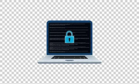 Cyber security concept, Lock symbol, cyber security concept, data protection Stock Illustration