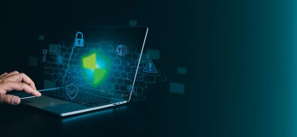 Cyber security concept, Login, User, Secure access to user personal informa.. Foto stock