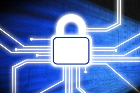 Cyber security concept Stock-Fotos