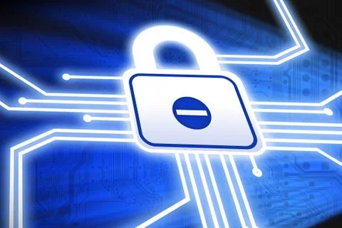 Cyber security concept Stock-Fotos