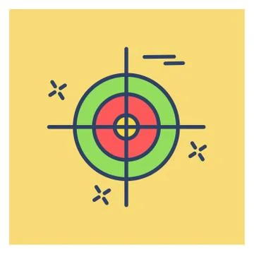 Cyber security creative colored icon with yellow background Illustrazione stock