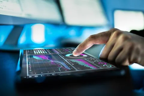 Cyber Security Data Breach Stock Photos