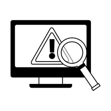 Cyber security data Stock Illustration