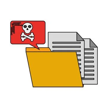 Cyber security data Stock Illustration