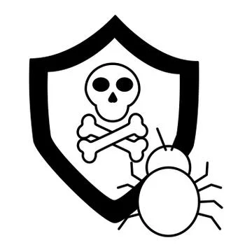 Cyber security data Stock Illustration