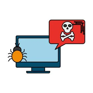 Cyber security data Stock Illustration