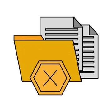 Cyber security data Stock Illustration