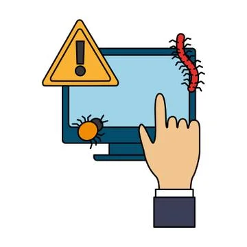 Cyber security data Stock Illustration