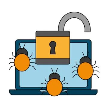 Cyber security data 스톡 일러스트