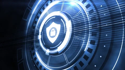 Cyber security data protection business technology privacy concept. Видео 140106850