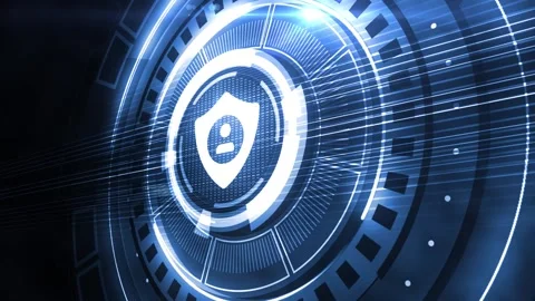 Cyber security data protection business technology privacy concept. Stock Footage 140106855