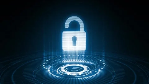 Cyber security data protection business technology privacy concept. Stock Footage 140513743