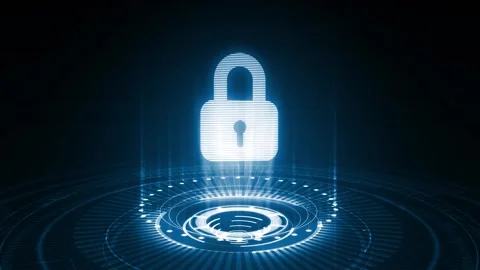 Cyber security data protection business technology privacy concept. Stock Footage 140513748