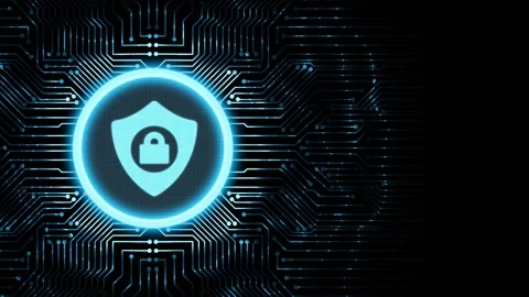 Cyber security data protection business technology privacy concept. Video stock 142676744