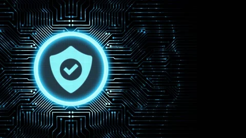 Cyber security data protection business technology privacy concept. Vídeo Stock 142676745