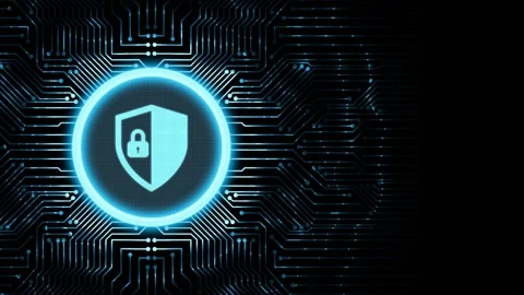 Cyber security data protection business technology privacy concept. 動画素材 142676749