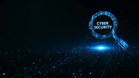 Cyber security data protection business technology privacy concept Stock Footage 142677277