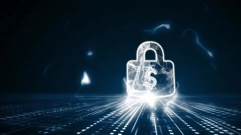 Cyber security data protection business technology privacy concept. Видео 143702682