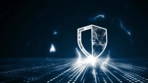 Cyber security data protection business technology privacy concept. Video stock 143702702