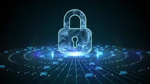 Cyber security data protection business technology privacy concept. Видео 143763951