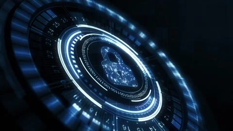 Cyber security data protection business technology privacy concept. Stock Footage 144358771