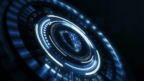 Cyber security data protection business technology privacy concept Stock Footage 144358841