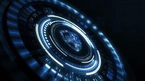 Cyber security data protection business technology privacy concept Stock Footage 144358857