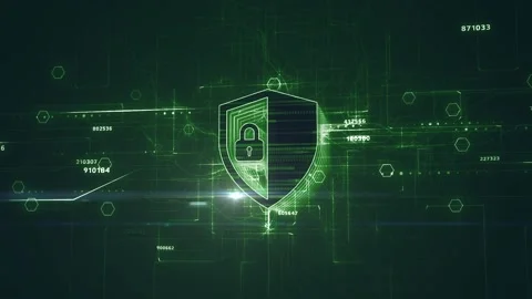 Cyber security data protection business technology privacy concept. Stock Footage 144855569