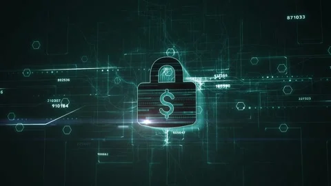 Cyber security data protection business technology privacy concept. Stock Footage 144855595