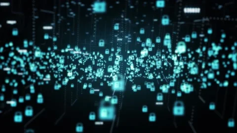 Cyber security data protection business technology privacy concept. Stock Footage 144855614