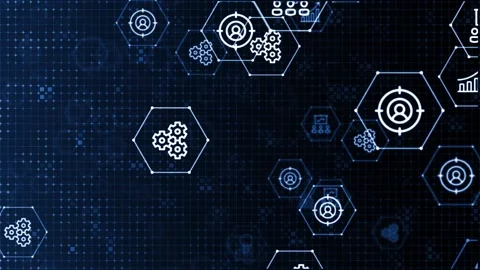 Cyber security data protection business technology privacy concept. Stock Footage 147061568