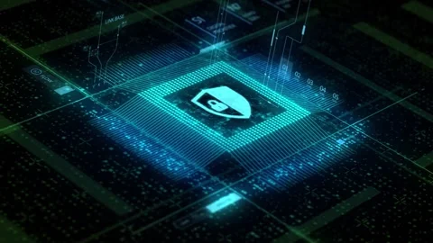 Cyber security data protection business technology privacy concept. Stock Footage 147176516
