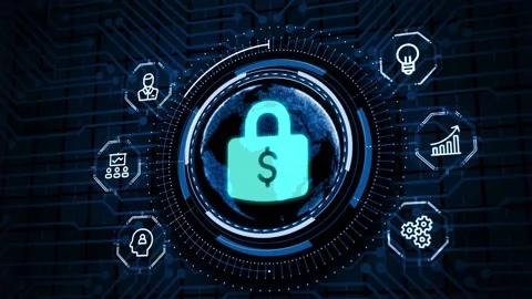 Cyber security data protection business technology privacy concept. Stock Footage 150270830