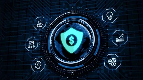 Cyber security data protection business technology privacy concept. Stock Footage 150270840