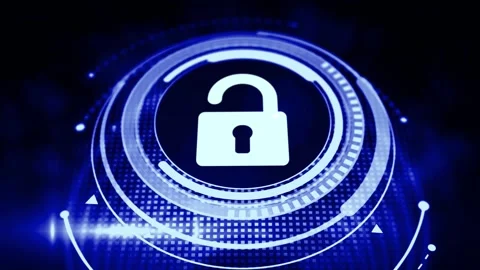 Cyber security data protection business technology privacy concept. Stock Footage 151561815