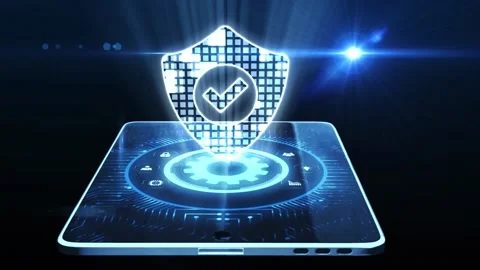 Cyber security data protection business technology privacy concept. Stock Footage 152579044